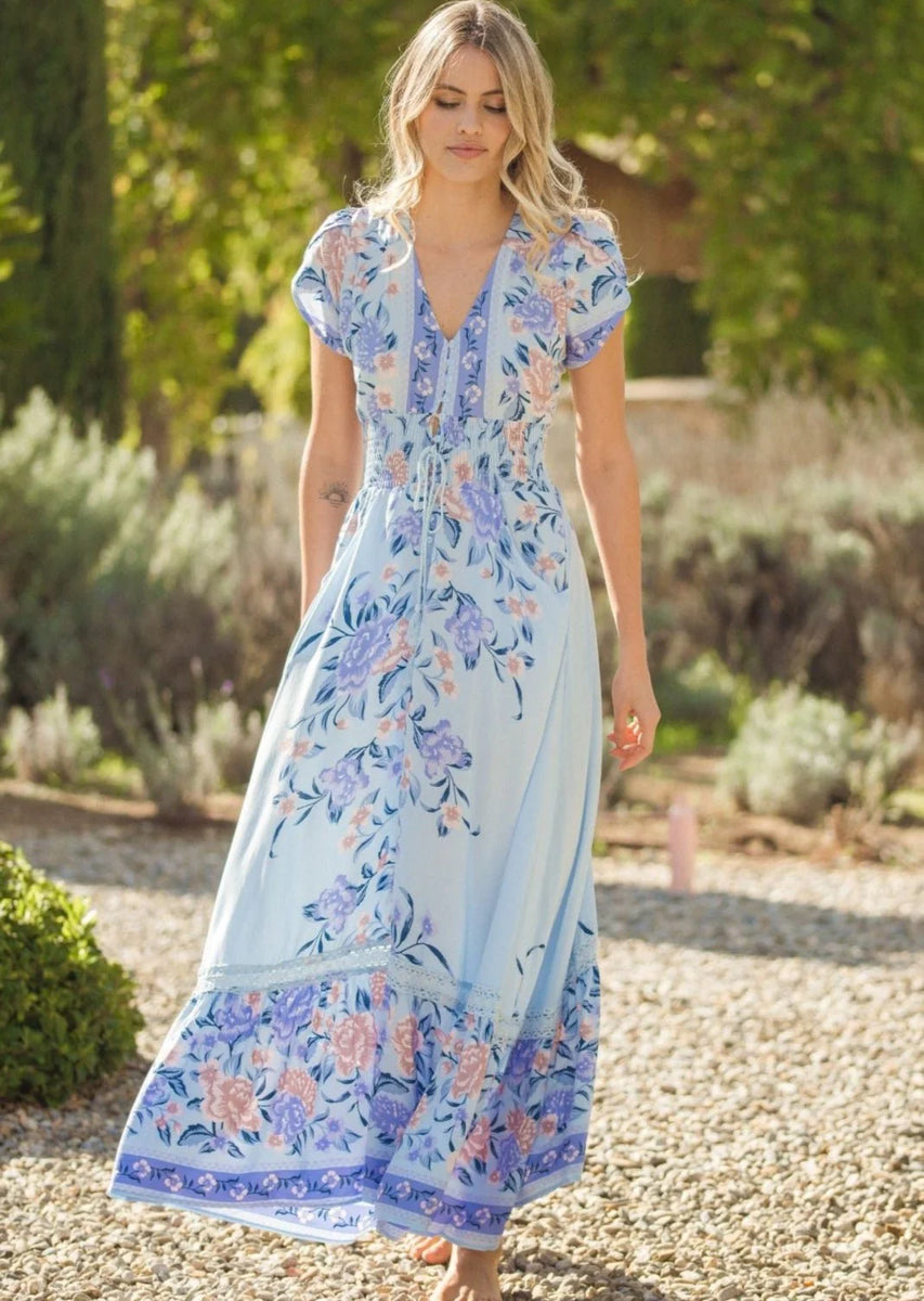 JASSE HEAVEN PRINT ROMI MAXI DRESS – Lola Jones